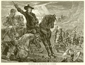 Cromwell en la Batalla de Dunbar