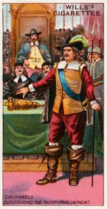 Cromwell disolviendo el Parlamento Rump de English School