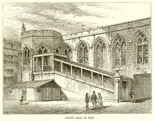 Crosby Hall en 1790
