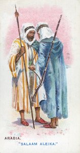 Saludo Habitual en Arabia, 1907 de English School