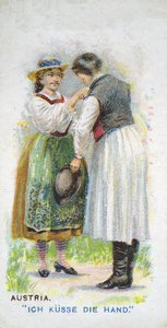 Saludo Habitual en Austria, 1907 de English School