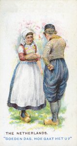 Saludo Habitual en los Países Bajos, 1907 de English School
