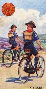 Insignia de scout ciclista, 1923 de English School