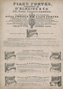 Fabricantes de pianos DAlmains, Soho Square de English School