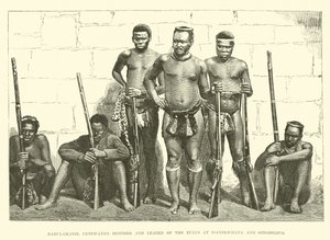 Dabulamanzi, hermano de Cetewayo y líder de los zulúes en Isandlwhana y Ginghilovo de English School