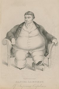 Daniel Lambert, de sorprendente corpulencia de English School