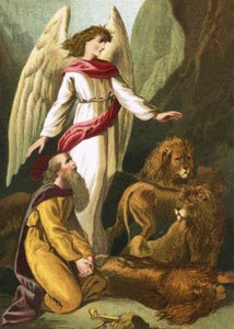 Daniel en el foso de los leones de English School