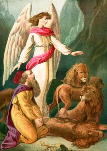 Daniel en el foso de los leones de English School