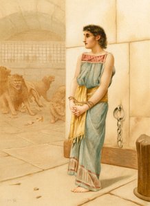 Daniel en el foso de los leones de English School