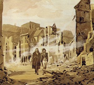 Darwin fue testigo del gran terremoto que destruyó la ciudad de Concepción de English School