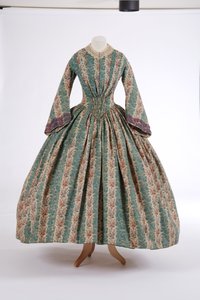 Vestido de día, 1840s de English School