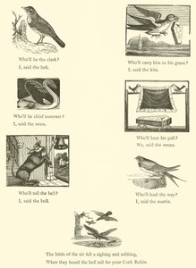 Muerte y entierro de Cock Robin (xilografía)
