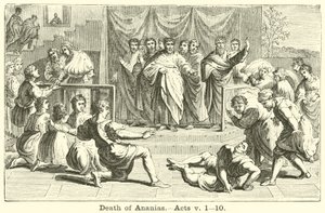 La muerte de Ananías de English School