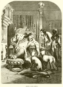 Muerte del rey Jacobo I de English School