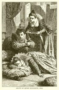 Muerte de la Reina Isabel, 1601 de English School