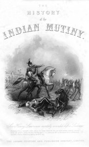 Muerte de Sir Henry Montgomery Lawrence, de La Historia del Motín Indio, publicada en 1858