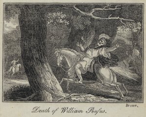 Muerte de Guillermo Rufus (grabado) de English School