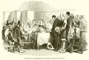 Declaración de Independencia en el Savoy, 29 de septiembre de 1658 de English School