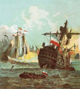 Derrota de la flota holandesa de English School
