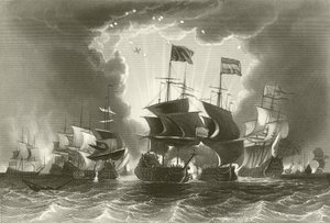 Derrota de la flota holandesa por el almirante Blake