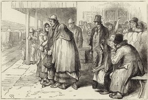 Partida de emigrantes irlandeses de English School