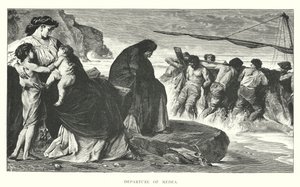 Salida de Medea (grabado) de English School