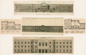 Diseño para la prisión de Newgate de English School