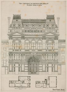 Diseño para el Criterion Theatre, Londres de English School