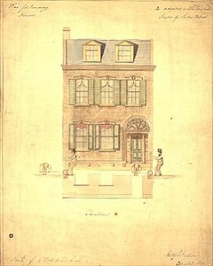 Diseño para el Pequeño Teatro, Haymarket, c.1800 de English School