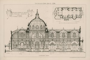 Diseño para el nuevo oratorio propuesto de San Felipe Neri de English School