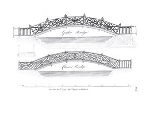 Diseños para puentes de jardín, publicado en 1773