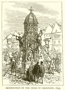 Destrucción de la Cruz en Cheapside, 1643