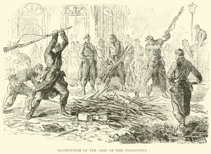 Destrucción de las armas de los insurgentes, abril 1871 de English School