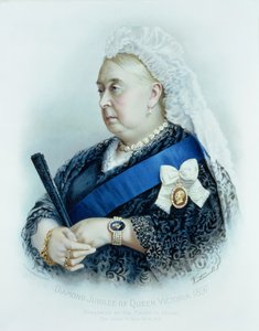 Jubileo de diamante de la Reina Victoria (1819-1901) 1897 de English School