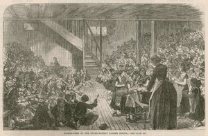 Hora de la cena en la Escuela Ragged de Clare Market, Navidad 1869 de English School