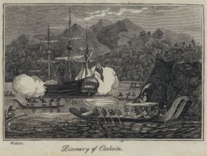 Descubrimiento de Otaheite (grabado)
