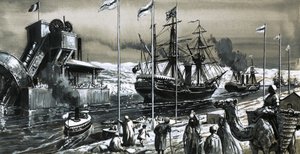 El gran golpe de Disraeli fue comprar una participación mayoritaria en el Canal de Suez