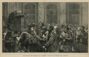 Servicio divino para pastores y ganaderos - un estudio en el Salón Berners, Islington, Londres
