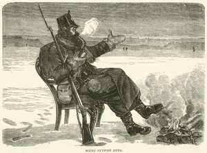 De guardia avanzada, diciembre 1870 de English School