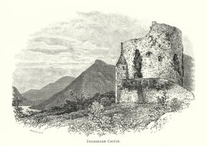 Castillo de Dolbadarn (grabado) de English School
