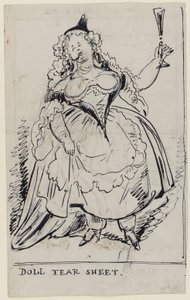 Doll Tear Sheet, c.1825 de English School
