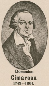 Domenico Cimarosa (grabado) de English School