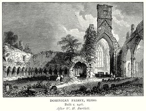 Dominican Friary, Sligo (grabado) de English School