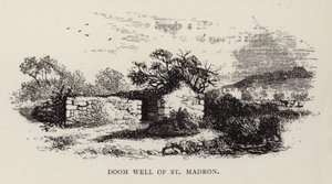 Pozo del Juicio de San Madron (grabado)