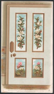 Decoración de panel de puerta de English School