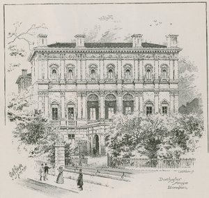 Casa Dorchester, Park Lane, Londres, la residencia de Shahzada Nasrullah Khan de English School