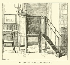 Púlpito del Dr Carey, Serampore de English School