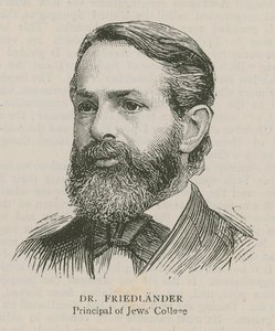 Dr. Friedlander, Director del Colegio Judío de English School