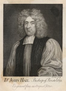 Dr John Hail, Obispo de Bristol en 1691 de English School