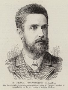 Dr. Nicolai Feodorovitch Gamaleia (grabado) de English School